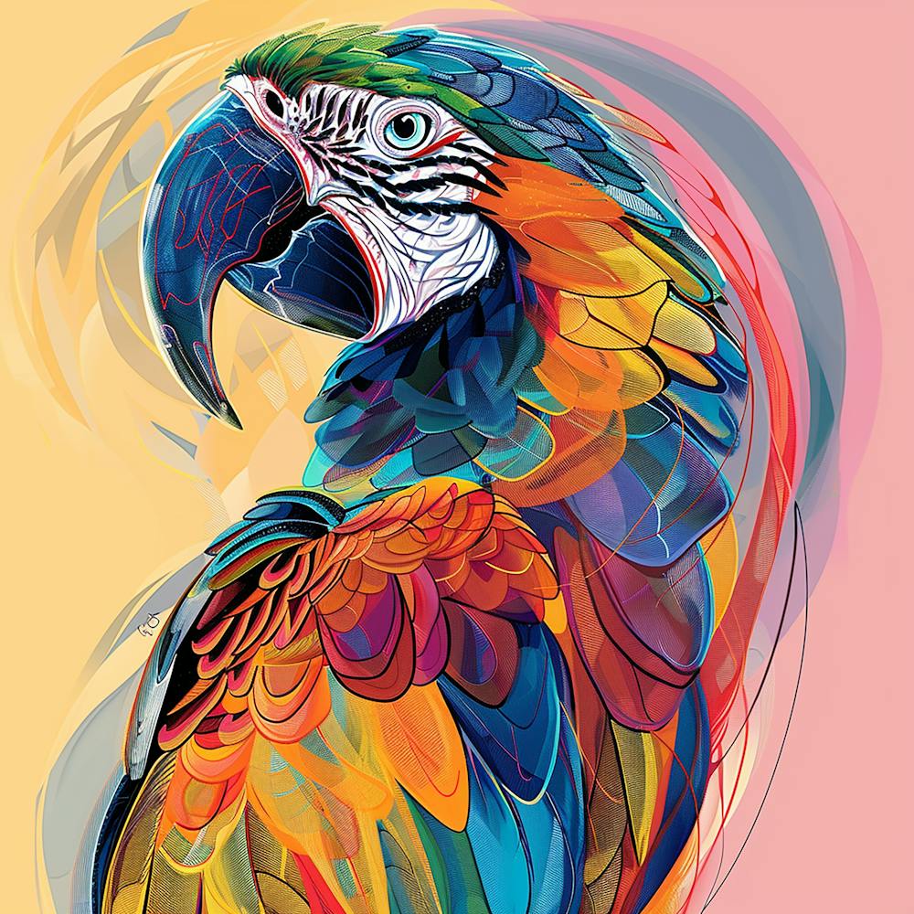 Colorful Parrot 1