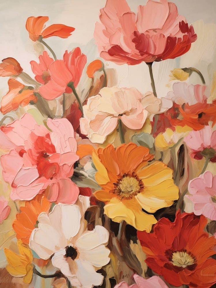 Fall Flower Painting Poppy 3
