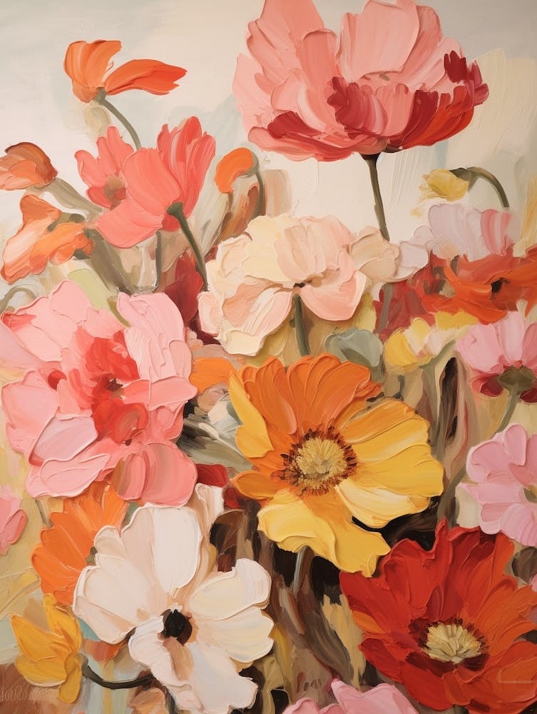 Fall Flower Painting Poppy 3