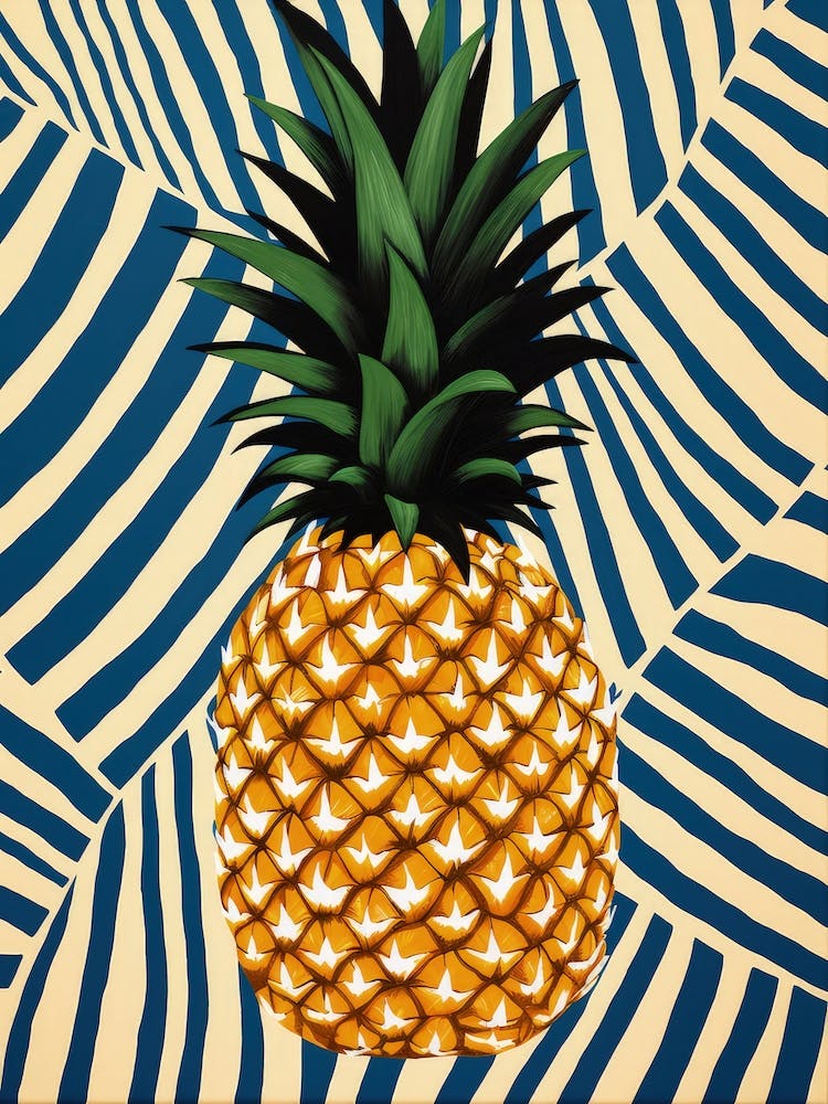 Pineapple Fruit Summer Illustration 4