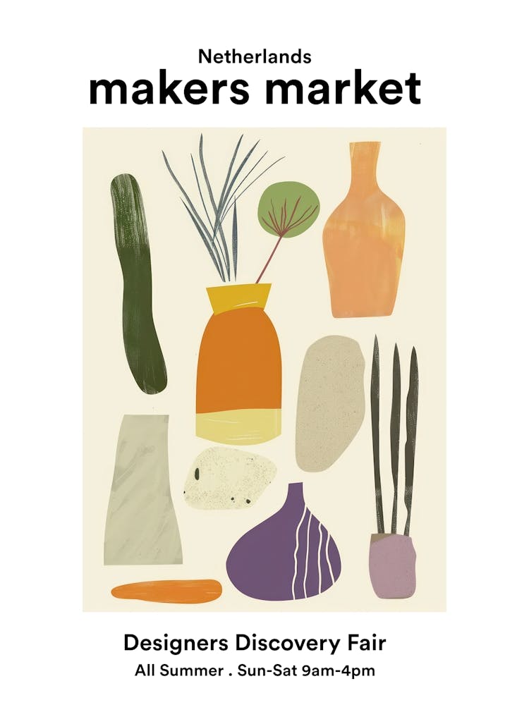 Netherlands Designers Discovery Fair Poster