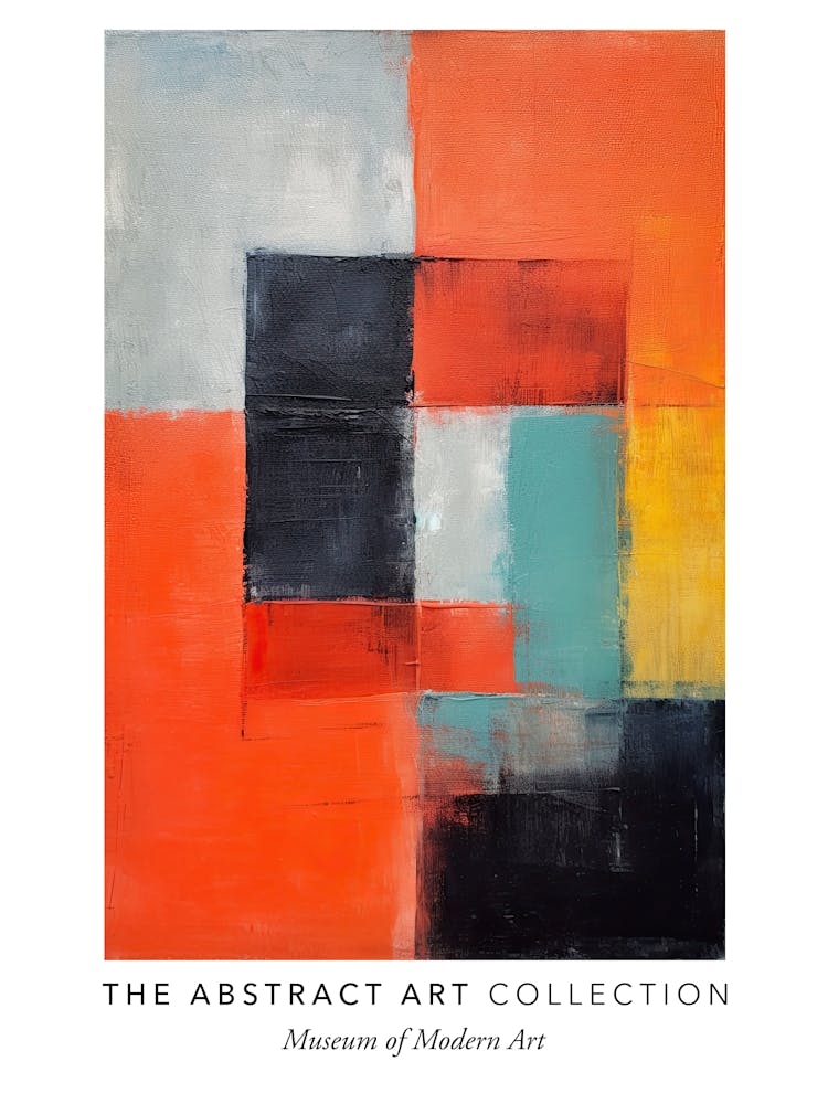 Colourful Abstract 1 Exhibition Poster