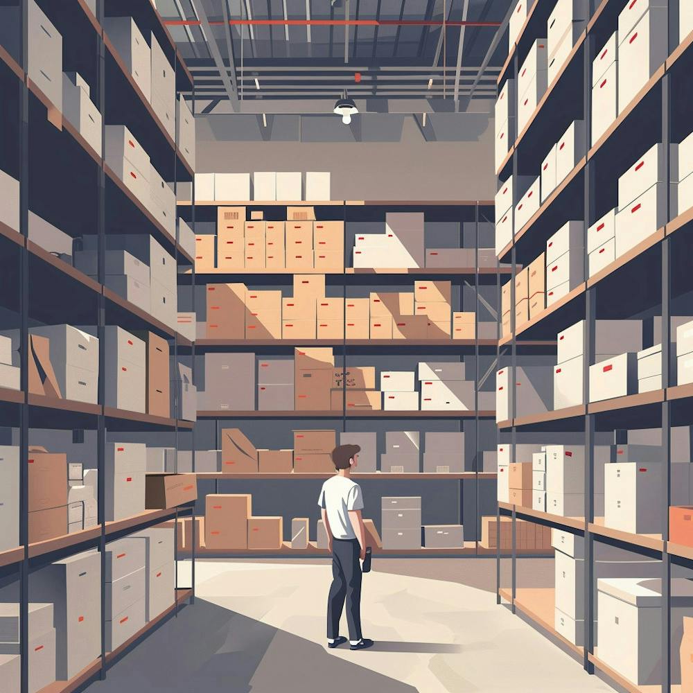 Man In A Warehouse 2