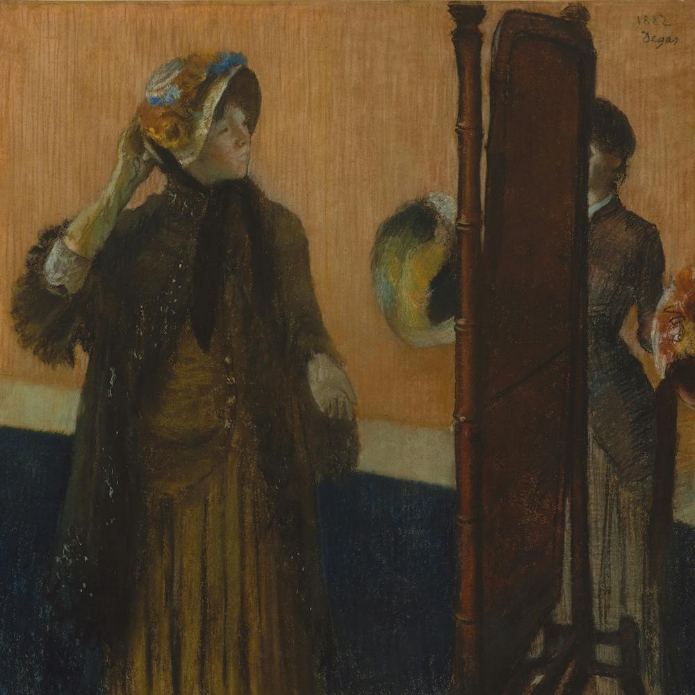 At The Milliner's, Edgar Degas