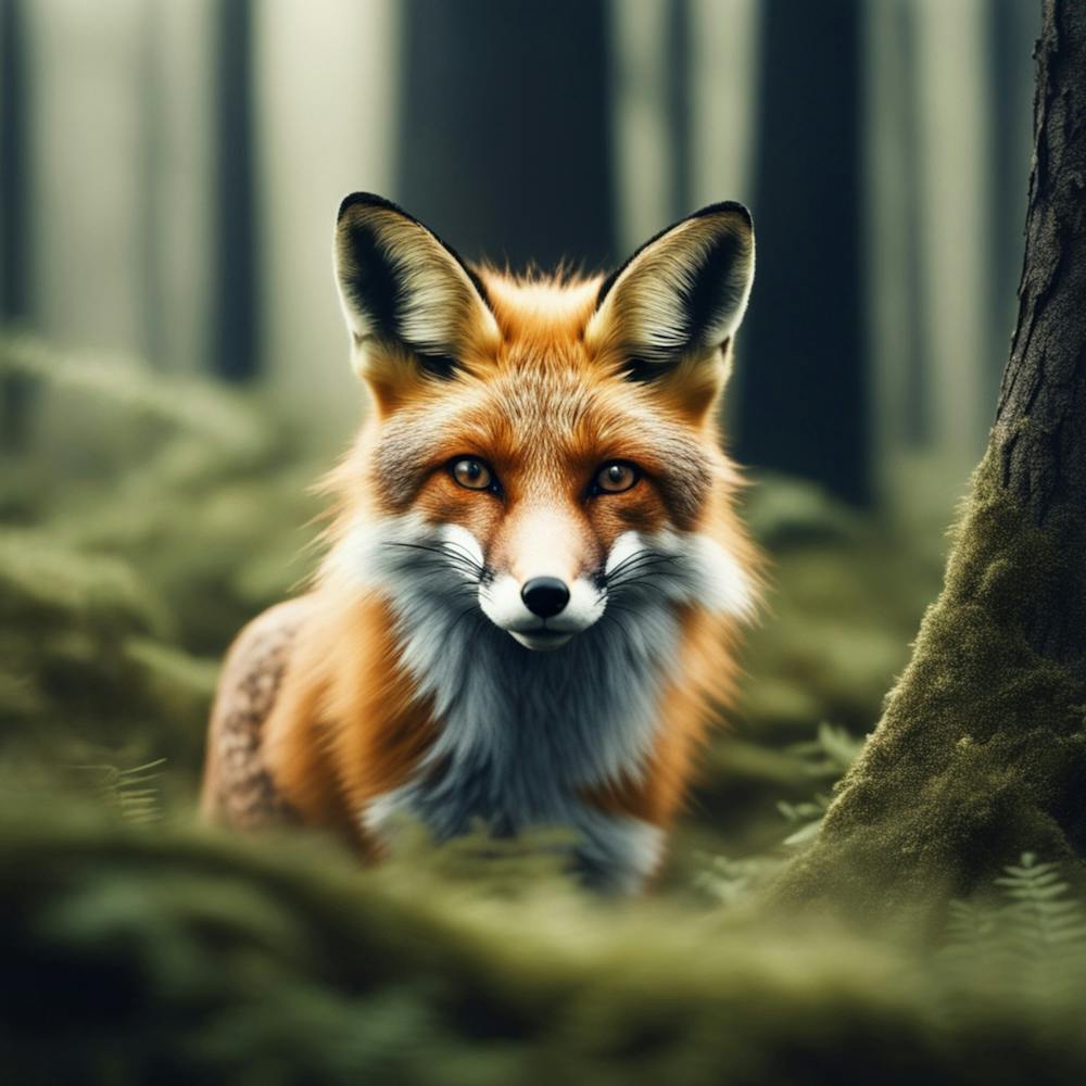 Red Fox In The Forest 38