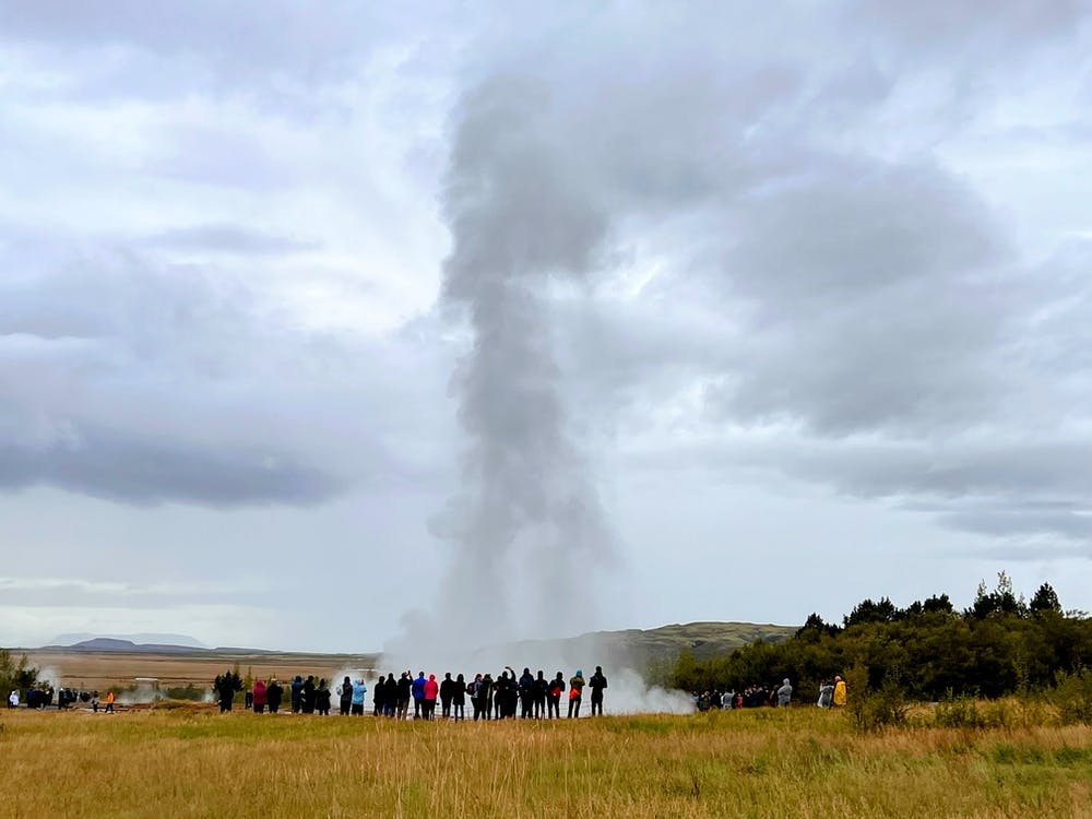 Geyser In Iceland (Iceland Series)