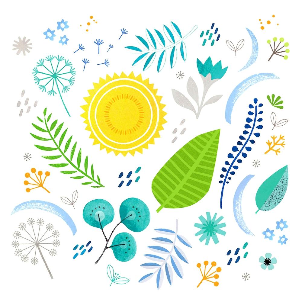 Windy Weather Square