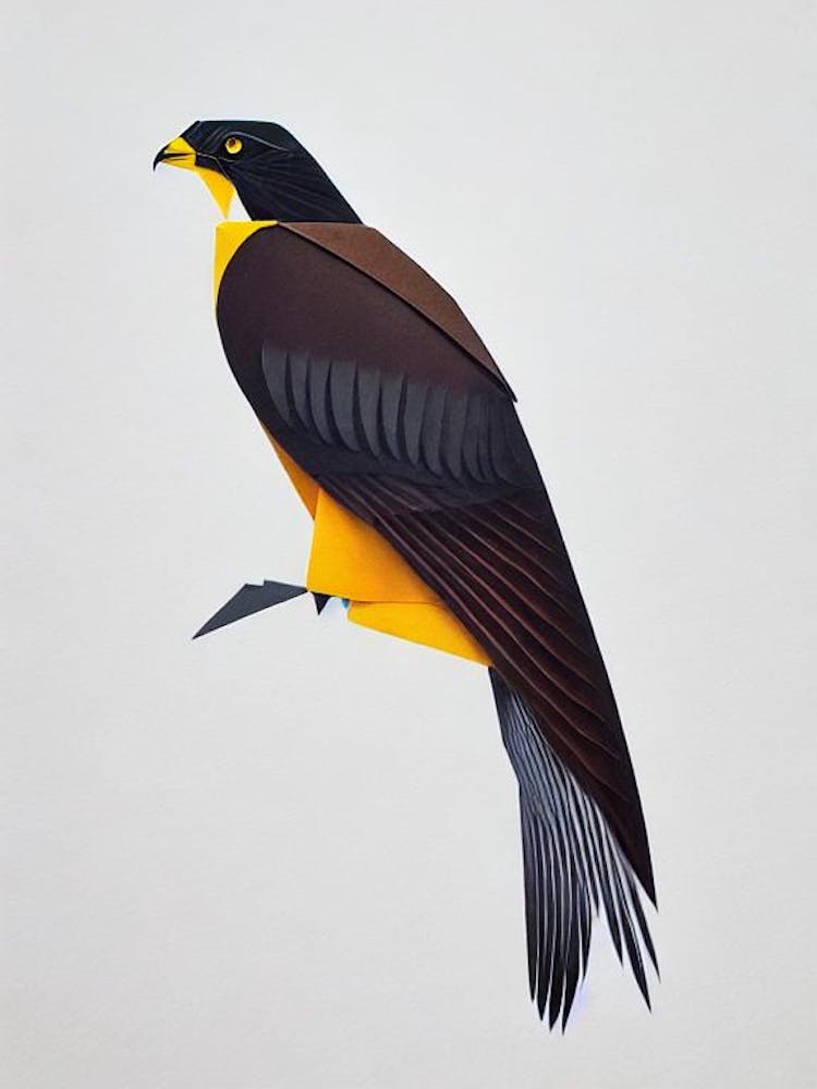 Hawk 1 Origami Bird