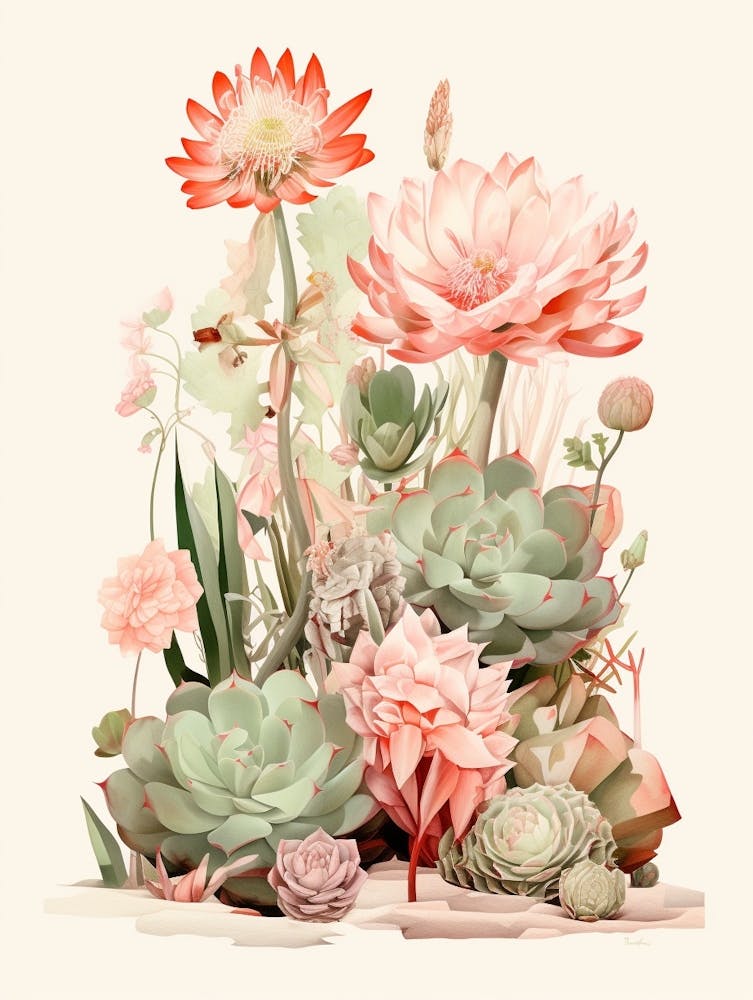 Cactus And Flora 3