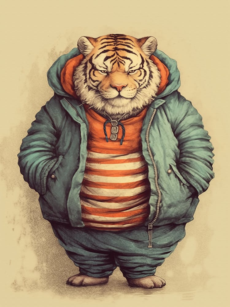 Cartoon Tiger