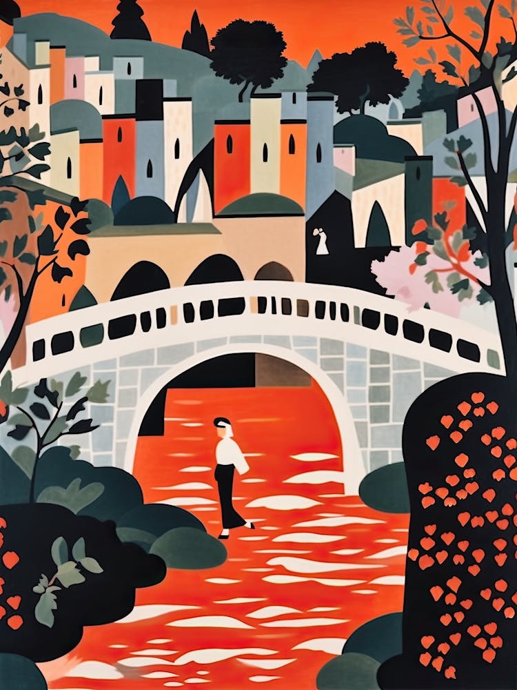 Ponte Pietra, Verona, Italy Colourful 4