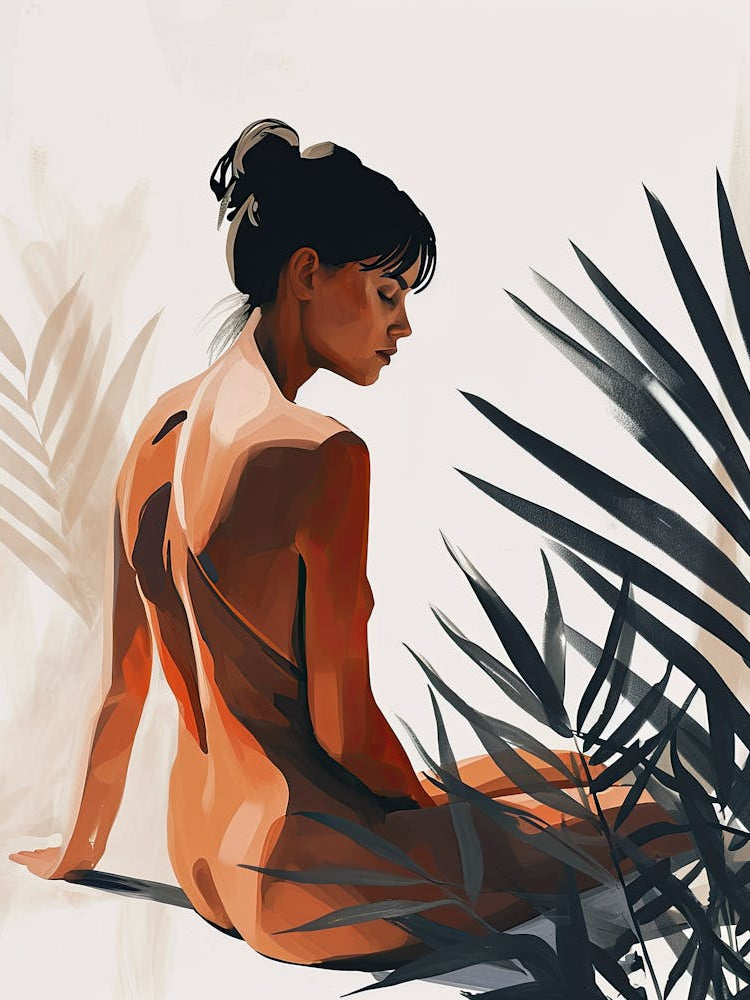 Nude Woman In Jungle