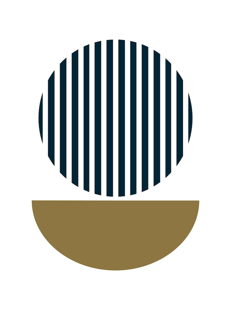 Gold And Black Stripes