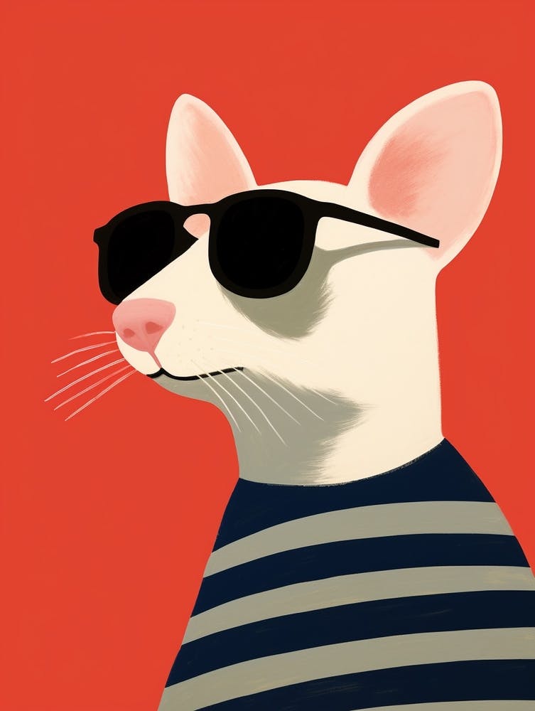 Little Rat 3 Wearing Sunglasses