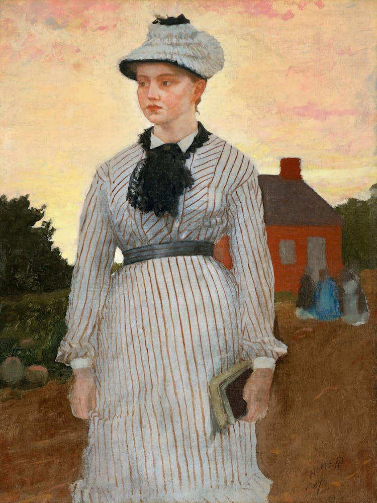 The Red School House (1873), Winslow Homer