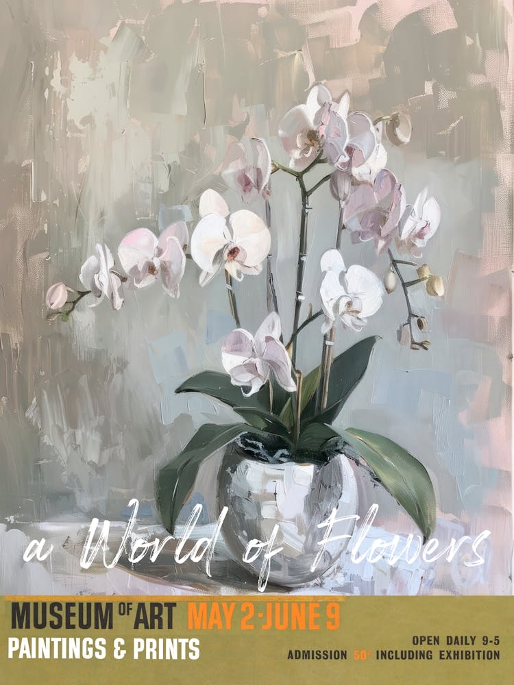 A World Of Flowers, Van Gogh Exhibition Orchid 2