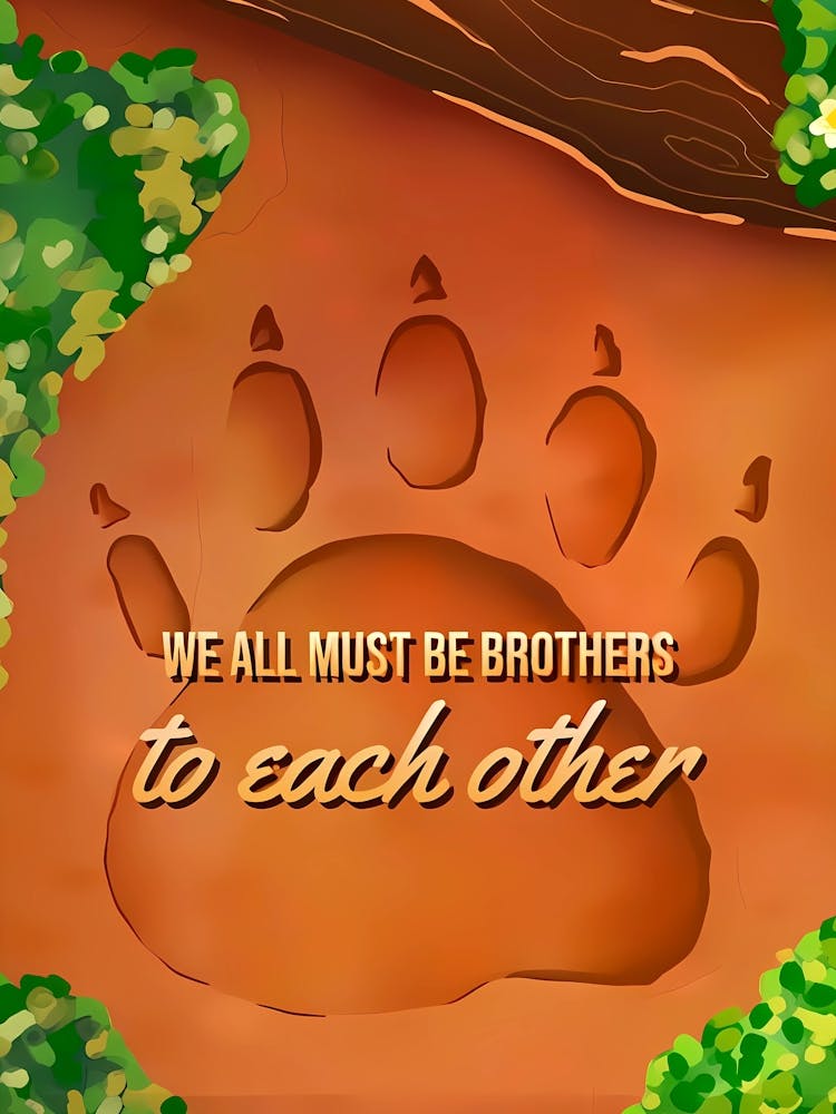 We Must Be Brothers To Each Other