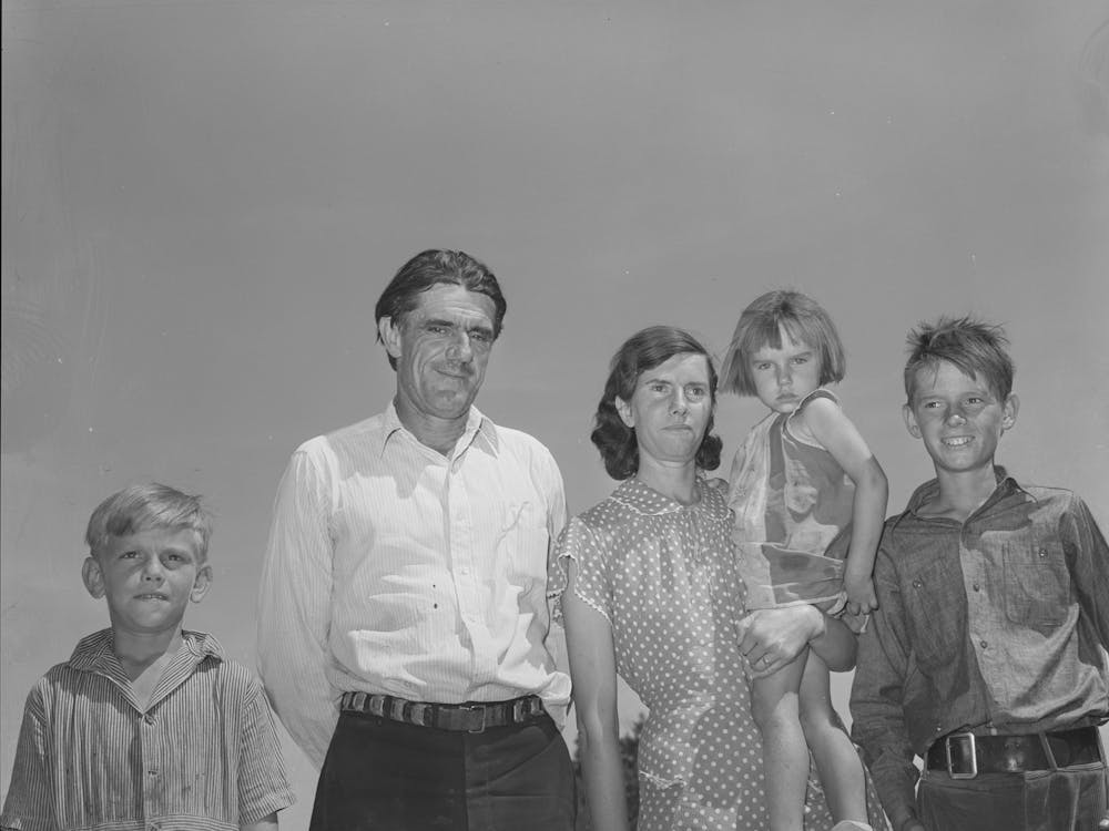 Mrs, Ernest W Kirk Jr, Wife Of Successful Client, With Her Daughter On Farm Near Ordway, Colorado By Russell 1