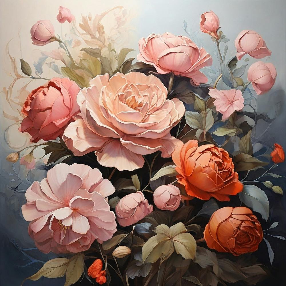 Roses In A Vase