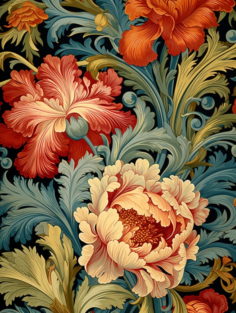 Papier Peint Floral 254