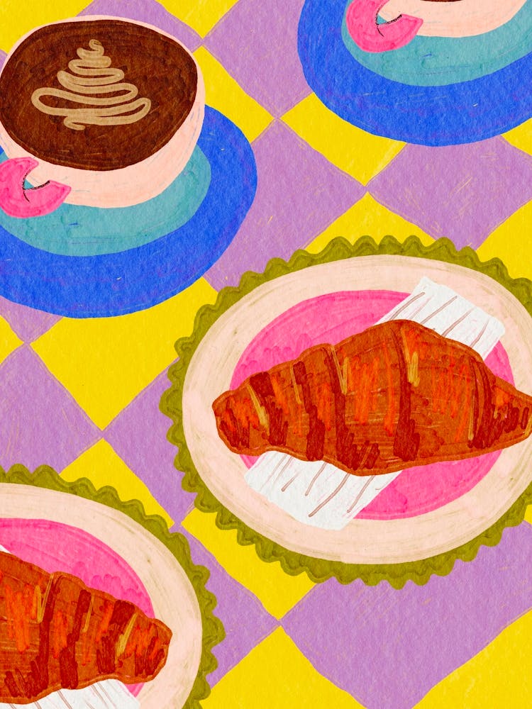 Croissants And Coffee