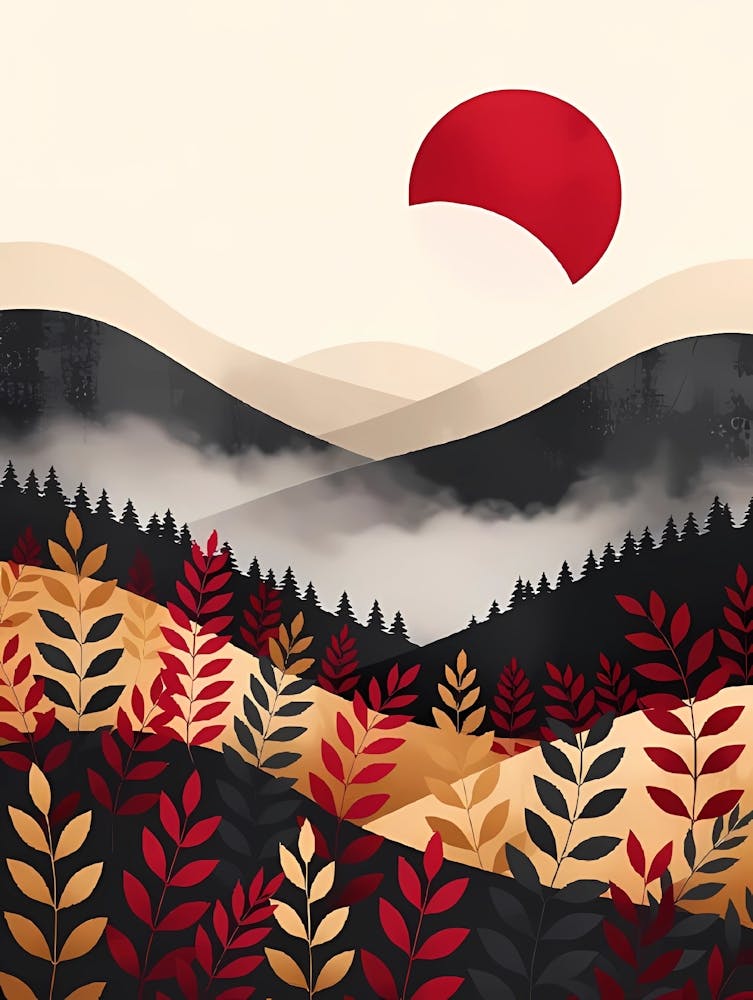 Autumn In The Mountains Canvas Print