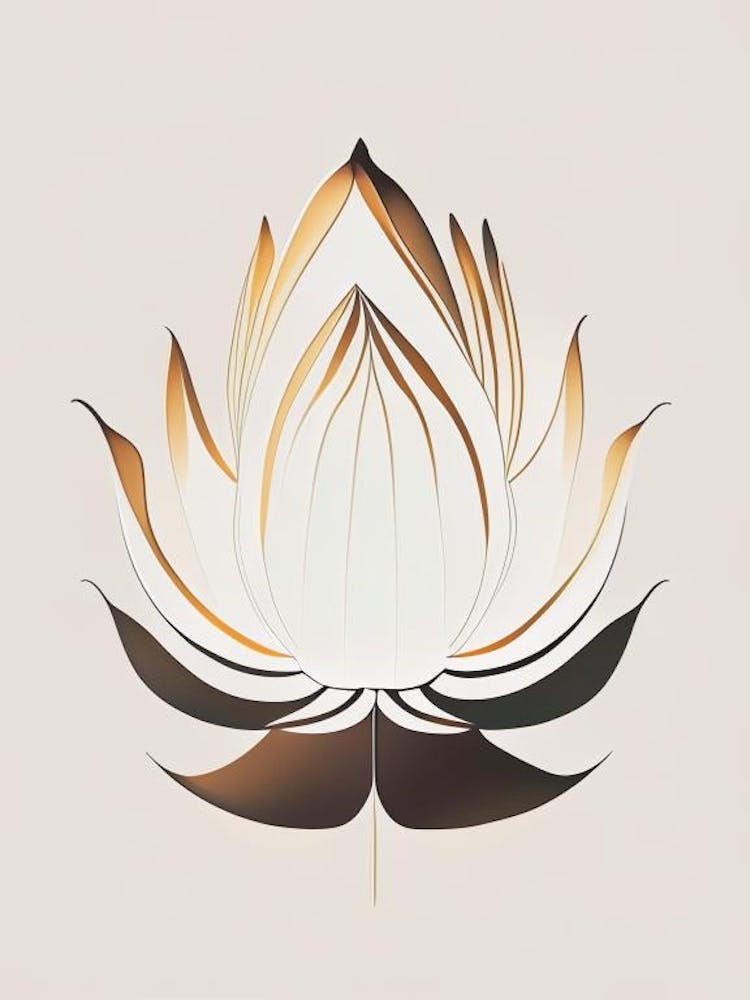 Giant Lotus Retro Minimal 2