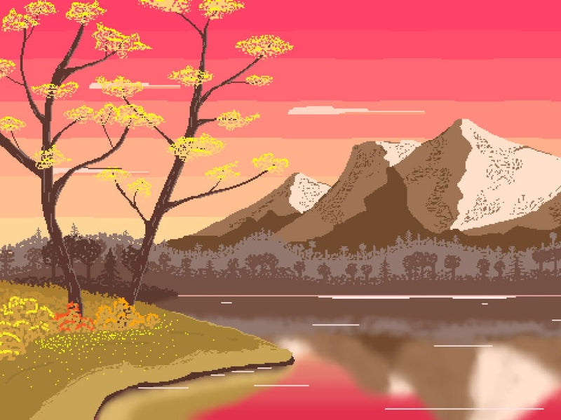 Sunset By The Lake