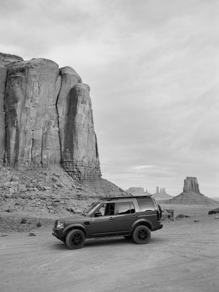 Monochrome Monument Valley V on Film