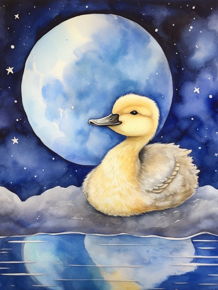 Baby Goose 3 Sleeping In The Clouds