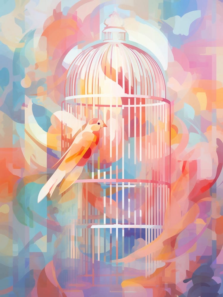 Abstract Bird Cage 2