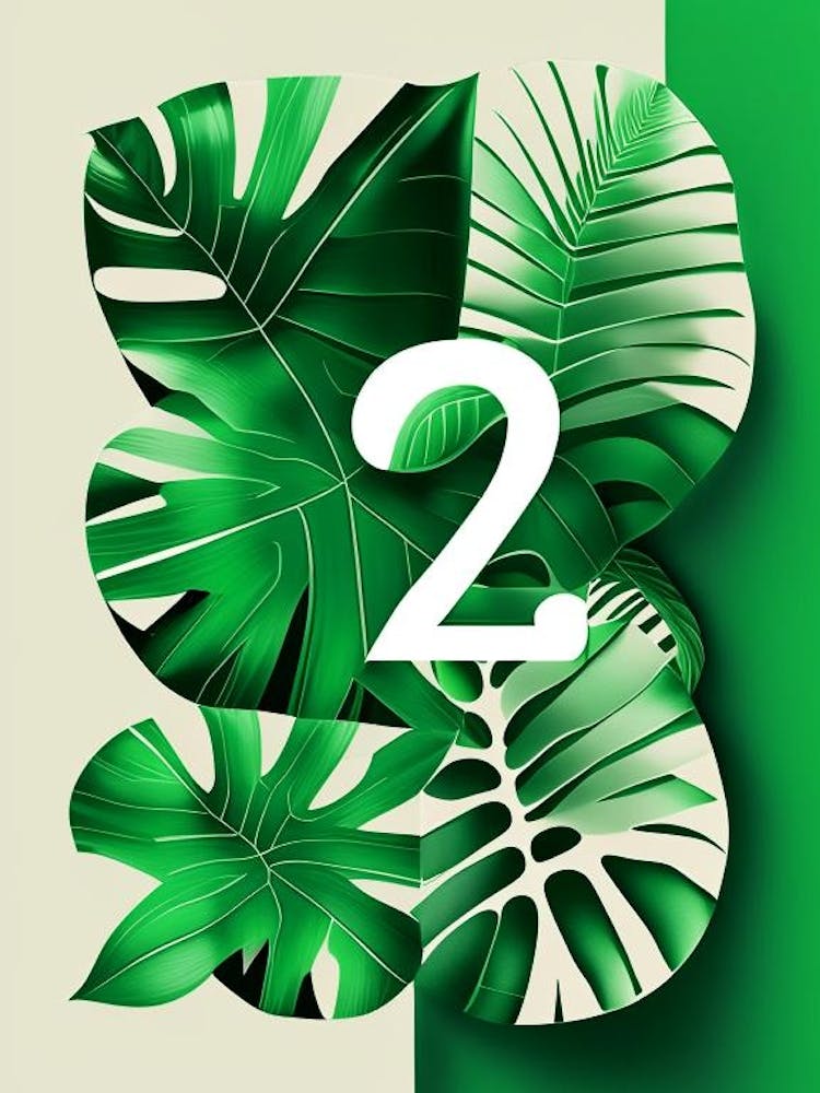 24, Number, Education Jungle Leaf Ii
