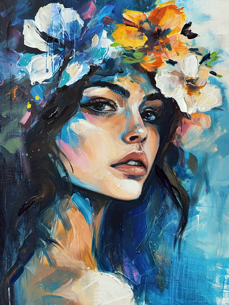 Feathered Reverie, Boho Art Style