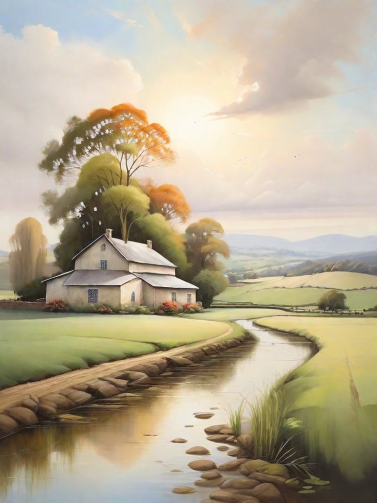 Country Cottage By The Stream