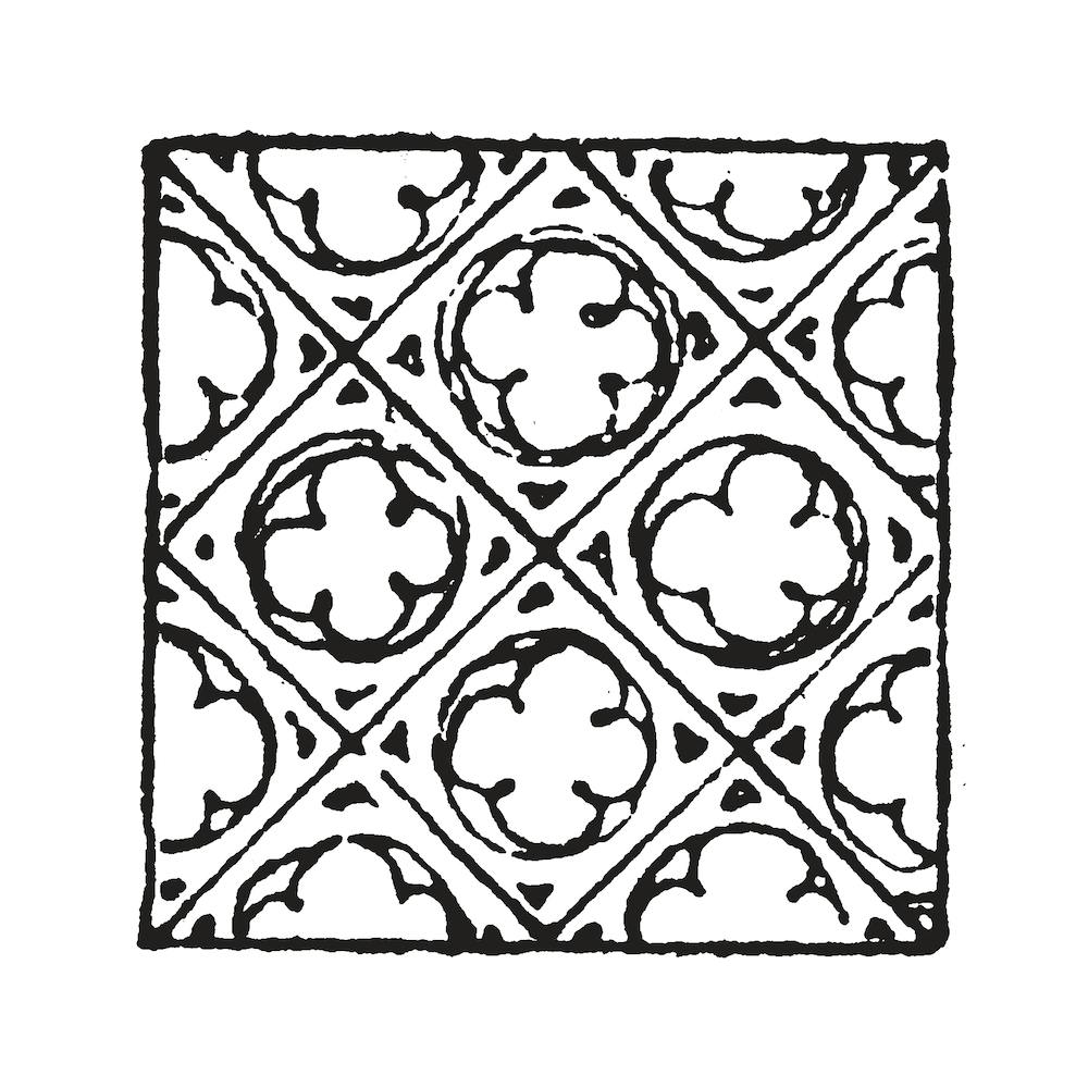 Sketched Boho Tile Art 3