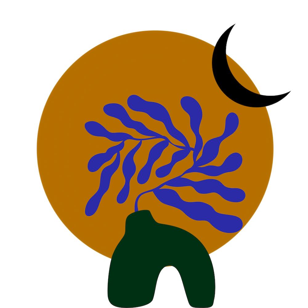 Moon And Tree