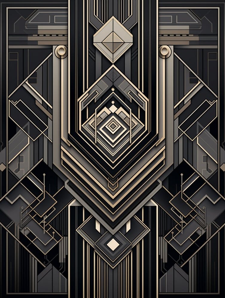 Technology Abstract Geometric Pattern 3