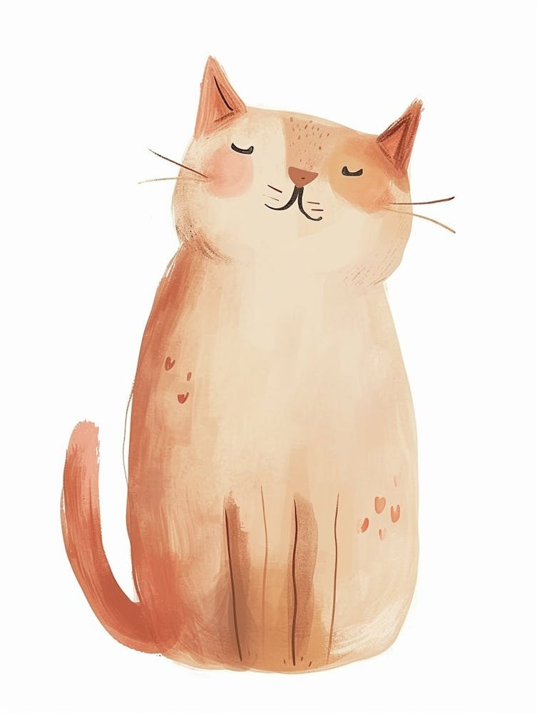 Thai Cat Clipart Illustration 3