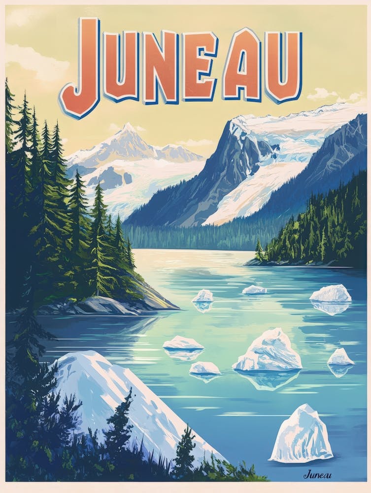 Aihrgdesign A Classic 1960s Travel Poster For Juneau Showcasi 622cda8a Da5d 473f A2e2 Afd421fed2fc 2