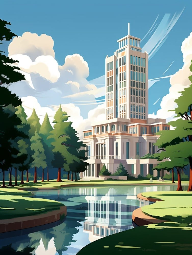 Emirgan Park Pixel Art 4