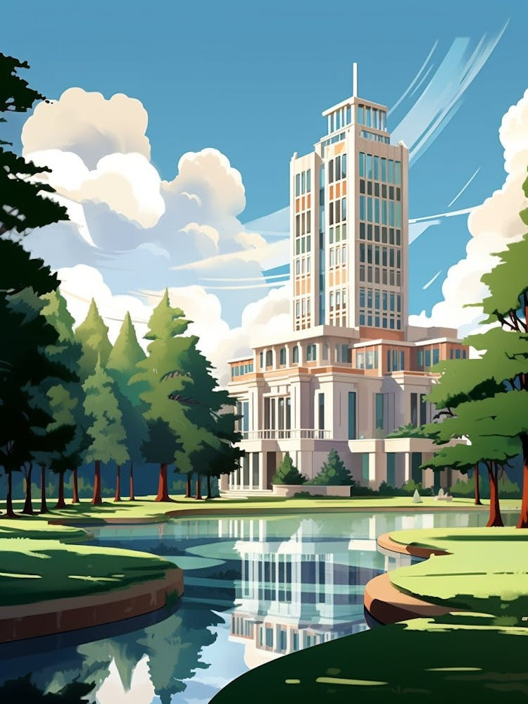 Emirgan Park Pixel Art 4