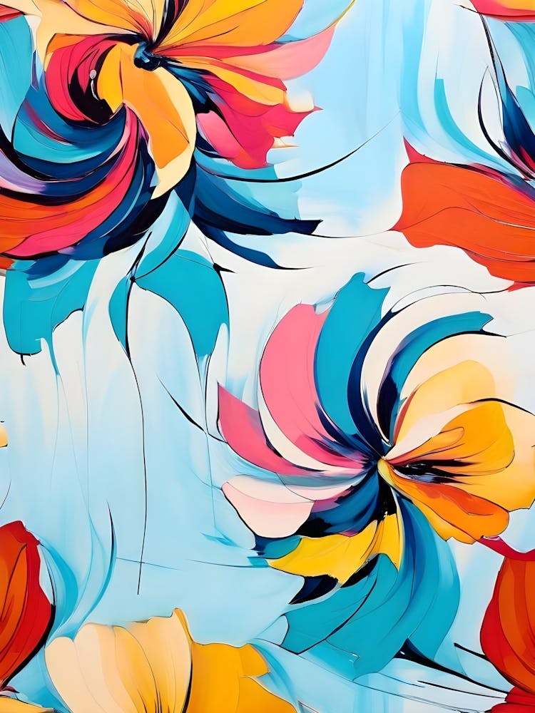 Abstract Floral Painting 8