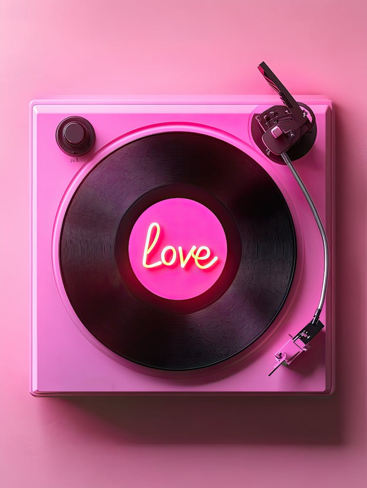 Spinning Affection Vinyl Poster