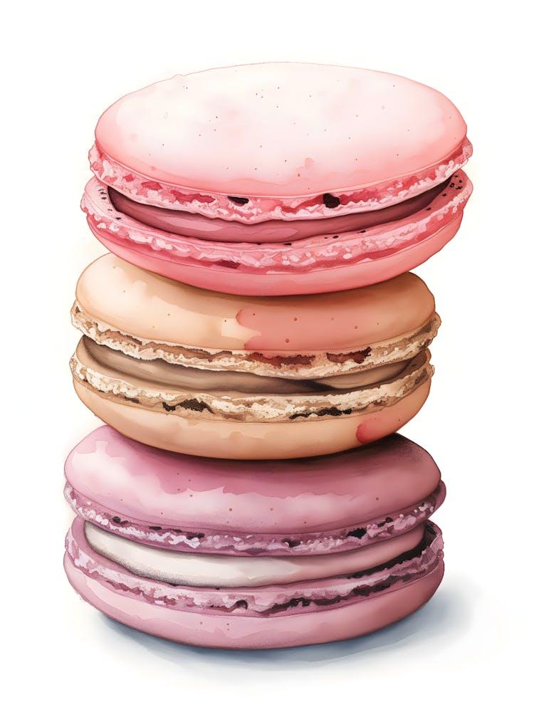Three Macarons