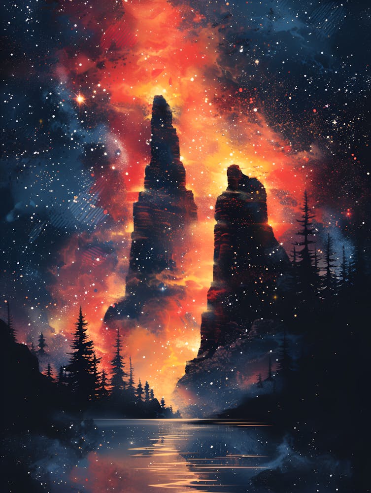 Starry Night Sky