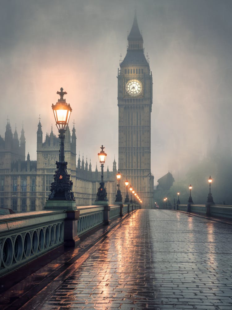 Big Ben In The Fog