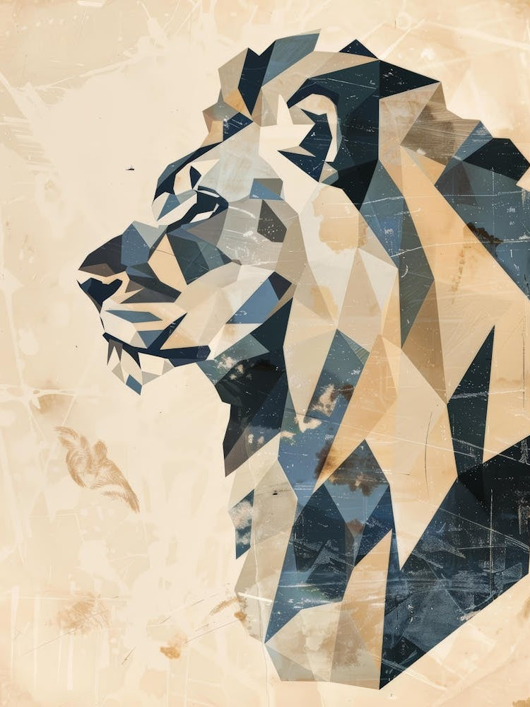 Geometric Lion 1