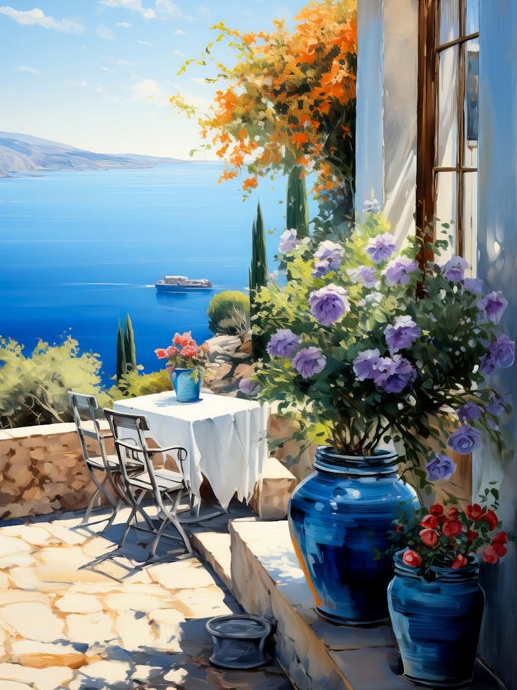 Artists Capture Charm Mediterran