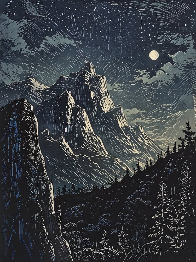 Night In The Mountains 3