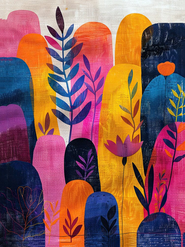 Whimsical Cutouts Matisse Style